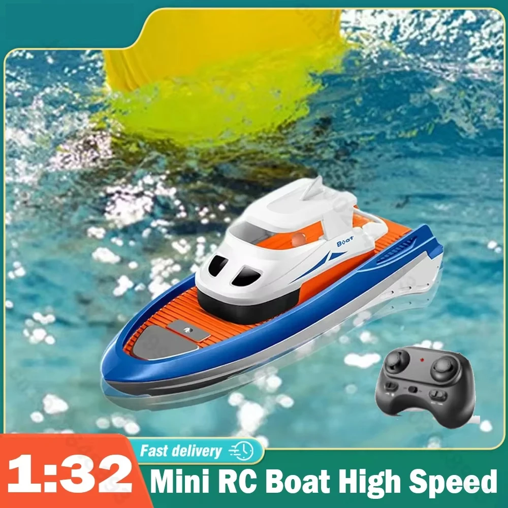 1/32 Радиоуправляемая лодка с дистанционным управлением, мини-высокоскоростной корабль со светодиодной подсветкой, лодка для ладони, водные игрушки, модели бассейна, рождественские подарки для детей
1/32 Радиоуправляемая лодка с дистанционным управлением, мини-высокоскоростной корабль со светодиодной подсветкой, лодка для ладони, водные игрушки, модели бассейна, рождественские подарки для детей 