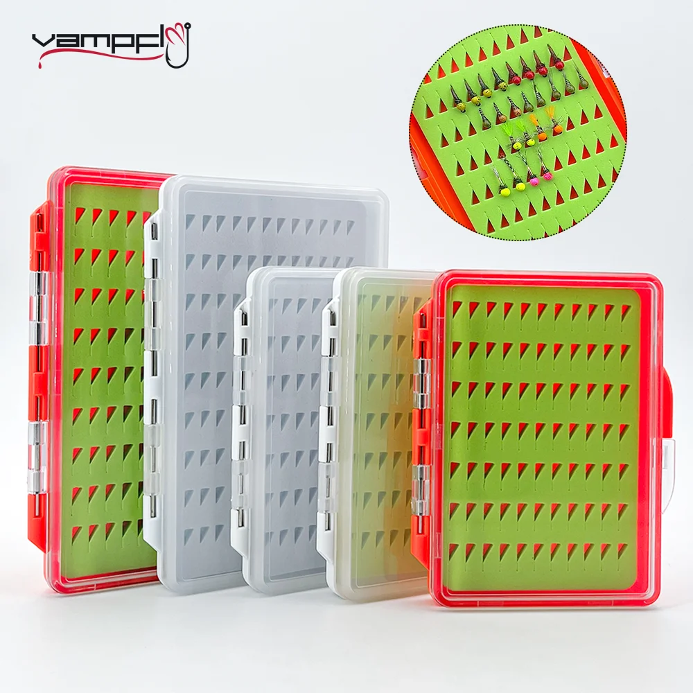 Vampfly 1pc Slim Fly Fishing Box with EVA Foam Dry/Wet Fly Midge Jig Nymph Fishing Hook Trout Lure Storage Case Fishing Tackle
Vampfly 1pc Slim Fly Fishing Box with EVA Foam Dry/Wet Fly Midge Jig Nymph Fishing Hook Trout Lure Storage Case Fishing Tackle