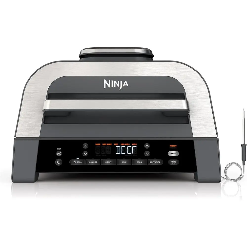 DG551 oodi Smart XL 6-in-1 Indoor Grill with Air ry, Roast, Bake, Broil, & ydrate, oodi Smart Thermometer, 2nd Generation, Black
DG551 oodi Smart XL 6-in-1 Indoor Grill with Air ry, Roast, Bake, Broil, & ydrate, oodi Smart Thermometer, 2nd Generation, Black