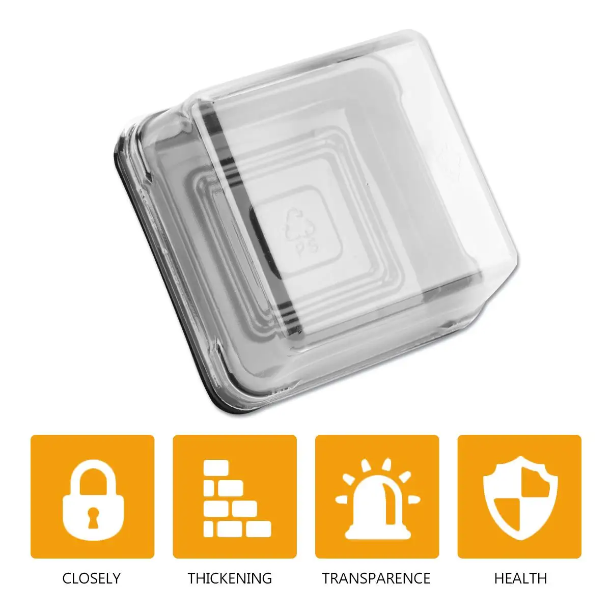 100 Pcs Packing Box Wrapper Cake Containers Clear Cupcake Storage Bins with Lids Tray Boxes Biscuits Dessert Food
100 Pcs Packing Box Wrapper Cake Containers Clear Cupcake Storage Bins with Lids Tray Boxes Biscuits Dessert Food