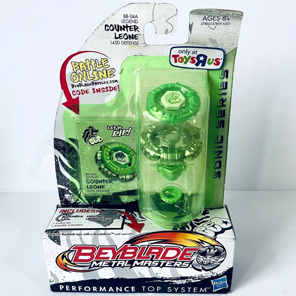Has-bro Beyblade BB04A эксклюзивный металлический счетчик серебряного цвета серии leон Sonic, BEYBLADE BB-04A
Has-bro Beyblade BB04A эксклюзивный металлический счетчик серебряного цвета серии leон Sonic, BEYBLADE BB-04A