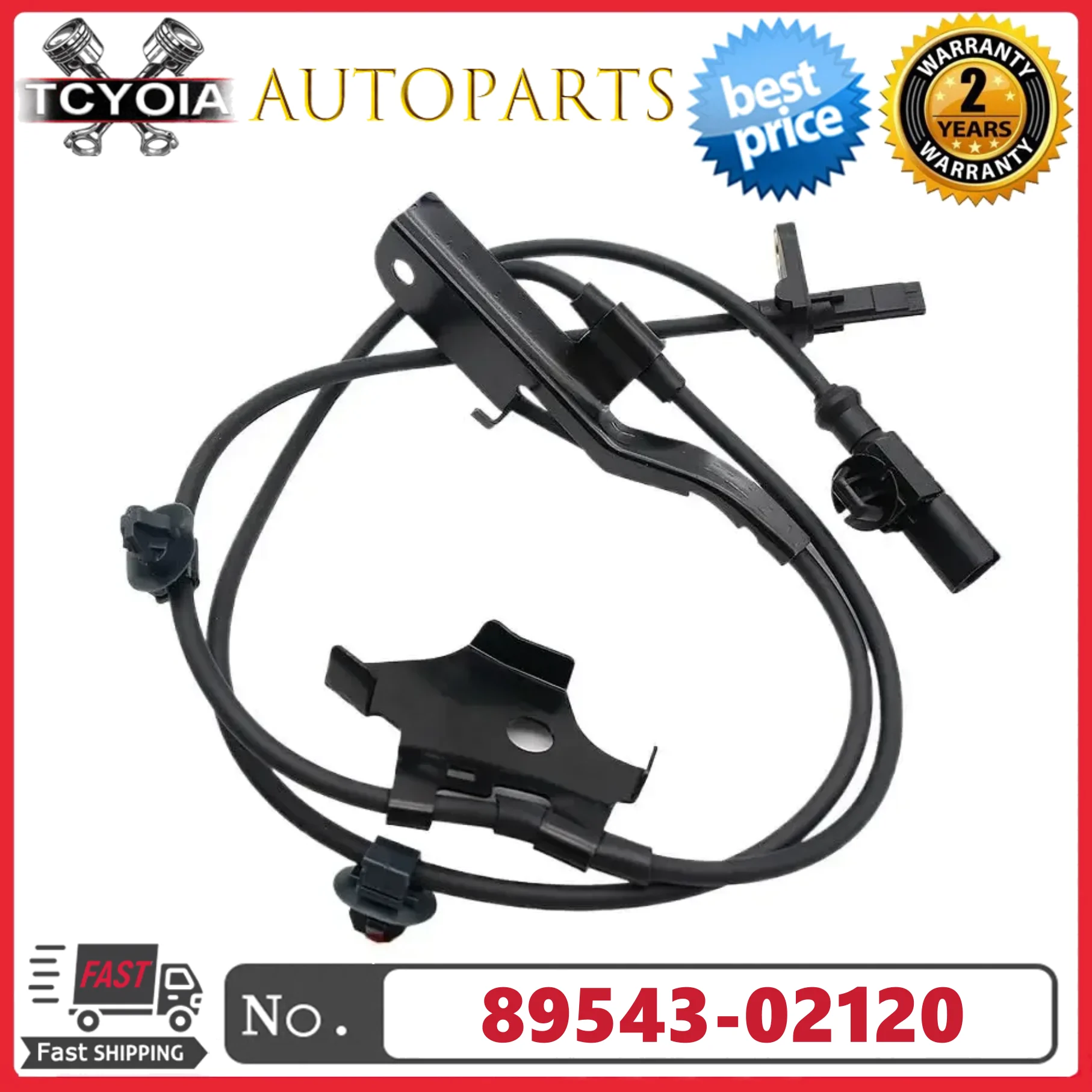 ABS Wheel Speed Sensor 89543-02120 8954302120 Front Left For 2007-2018 Toyota Corolla Verso Auris Avensis Saloon Estate
ABS Wheel Speed Sensor 89543-02120 8954302120 Front Left For 2007-2018 Toyota Corolla Verso Auris Avensis Saloon Estate