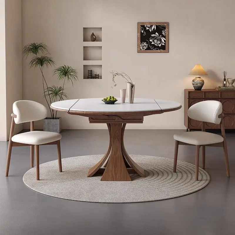 Modern Sets White Dining Tables Wooden Luxury Extendable Kitchen Dining Tables Round Marble Center Mesas De Comedor Furniture
Modern Sets White Dining Tables Wooden Luxury Extendable Kitchen Dining Tables Round Marble Center Mesas De Comedor Furniture