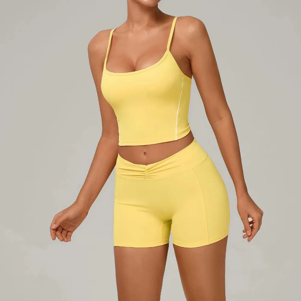 Yoga Set Summer Gym Clothes Woman Sports Vest +Short Yoga Sets Padding Sports Tops Fitness Outfit Women Tracksuit Sportswear
Yoga Set Summer Gym Clothes Woman Sports Vest +Short Yoga Sets Padding Sports Tops Fitness Outfit Women Tracksuit Sportswear