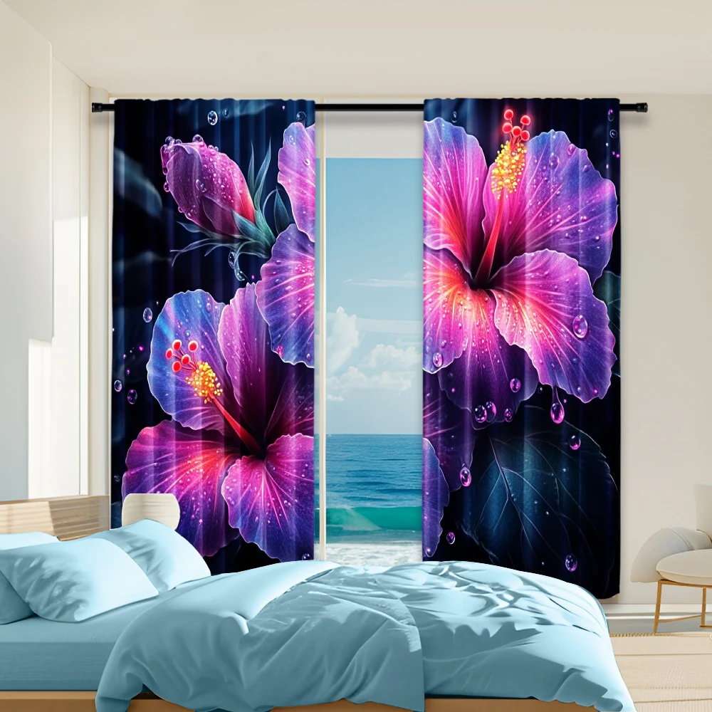 2 pcs, versatile polyester transparent curtains for home decoration Floral2 for use in bedrooms and living rooms
2 pcs, versatile polyester transparent curtains for home decoration Floral2 for use in bedrooms and living rooms