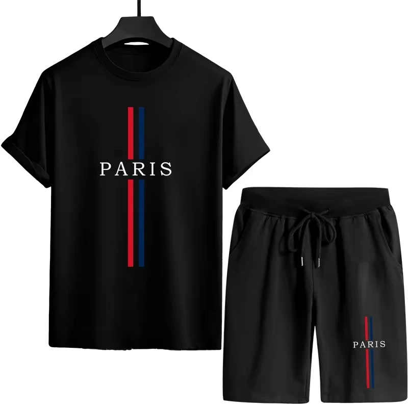 Men's 2026 Summer New Paris Print Tracksuit for Man Spring Summer Daily Casual Short Sleeve Outfit T-shirt Shorts Men's Clothes
Men's 2026 Summer New Paris Print Tracksuit for Man Spring Summer Daily Casual Short Sleeve Outfit T-shirt Shorts Men's Clothes