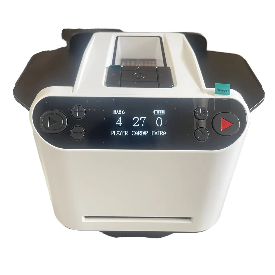 2025 NEW 3-in-1 Automatic Card Shuffler Dealer Machine 4 Remotes Supports 1-2 Decks 12 Players 360 Deal for Poker Phase 10
2025 NEW 3-in-1 Automatic Card Shuffler Dealer Machine 4 Remotes Supports 1-2 Decks 12 Players 360 Deal for Poker Phase 10