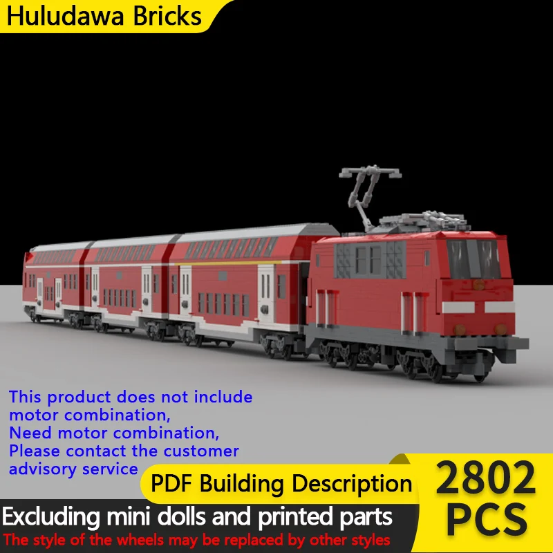 City Car Model MOC Building Bricks 111 RE Doppelstock-Triebwage Modular Technology Children Holiday Gifts Assemble Toys Suit
City Car Model MOC Building Bricks 111 RE Doppelstock-Triebwage Modular Technology Children Holiday Gifts Assemble Toys Suit