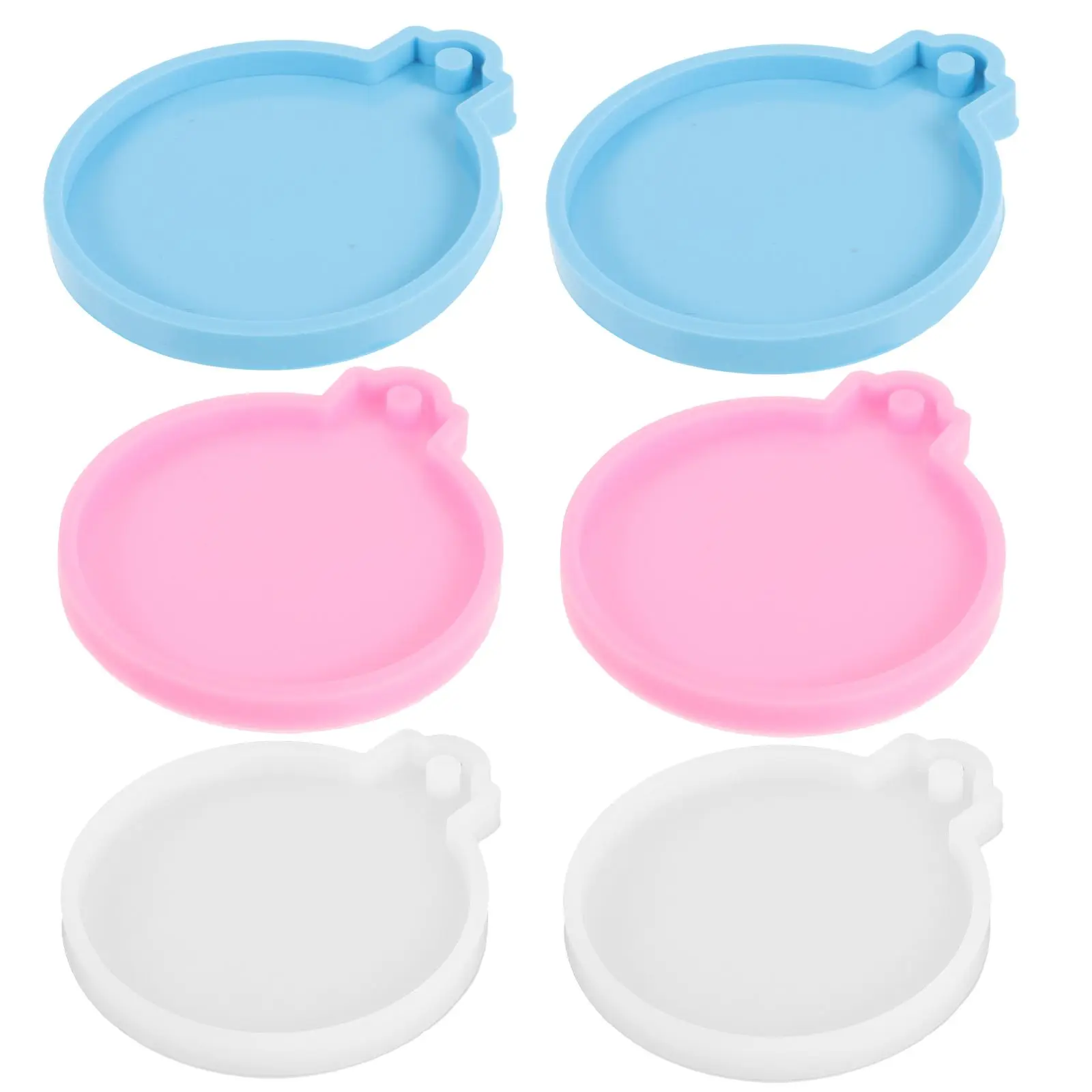 6 Pcs Christmas Decorations Resin Molds Round Casting Silicone Craft Mold for Earrings Pendant Necklace Blue Pink White
6 Pcs Christmas Decorations Resin Molds Round Casting Silicone Craft Mold for Earrings Pendant Necklace Blue Pink White