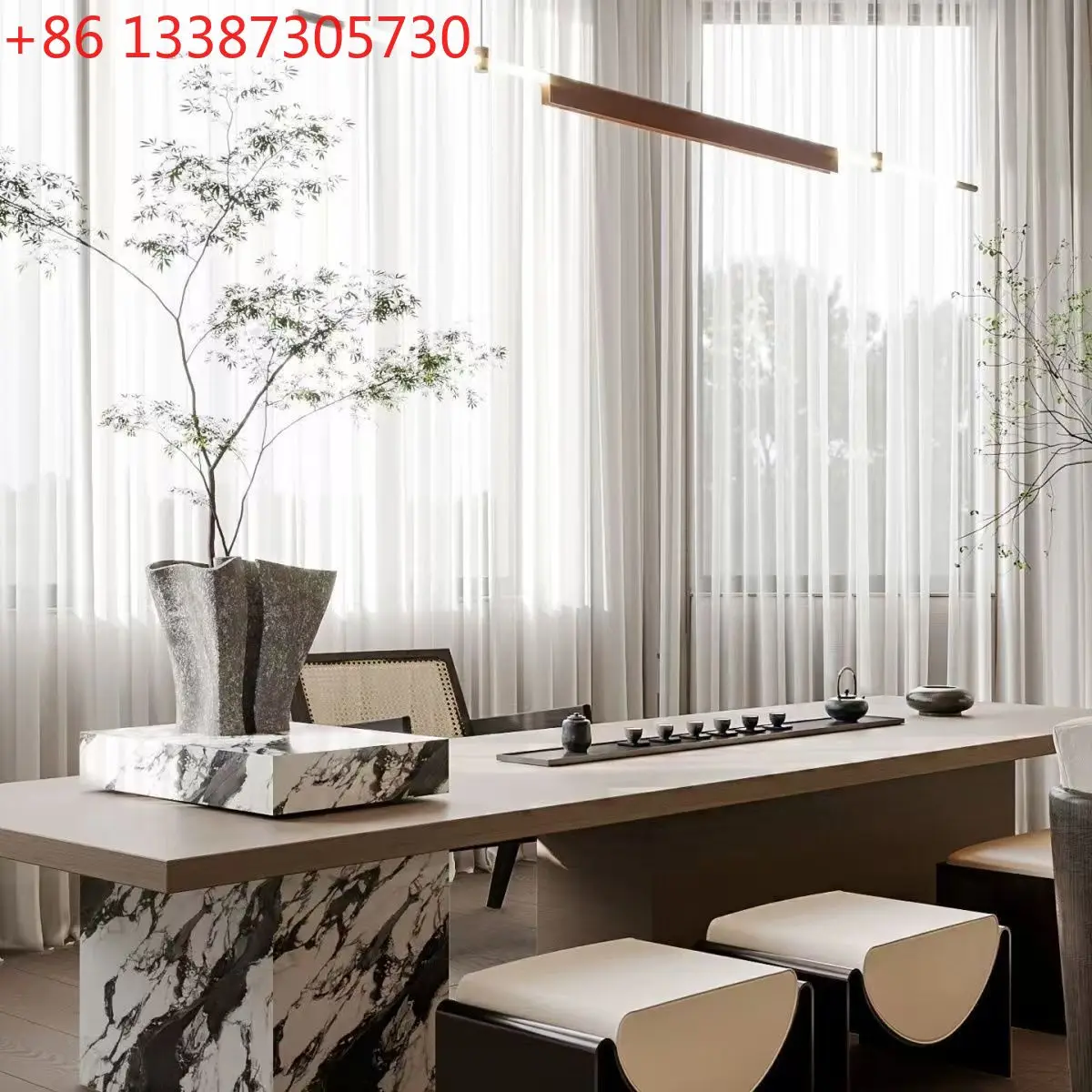 Solid wood modern simple tea table office high-end brewed tea Chinese style
Solid wood modern simple tea table office high-end brewed tea Chinese style