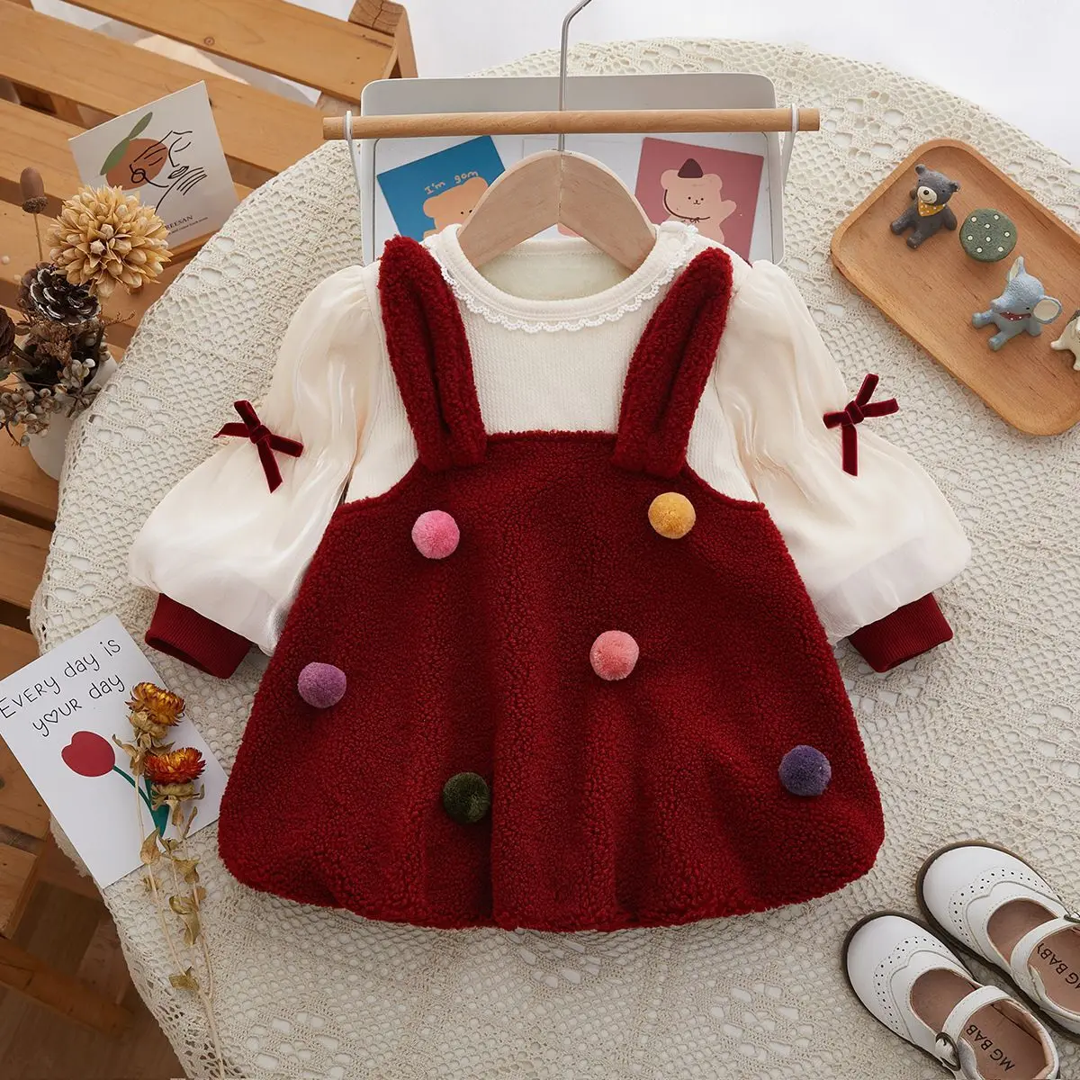 Girl Dresses Girl's Birthday Party Dress Winter Christmas Costume Children Clothes 2 3 4 5 6 Year
Girl Dresses Girl's Birthday Party Dress Winter Christmas Costume Children Clothes 2 3 4 5 6 Year