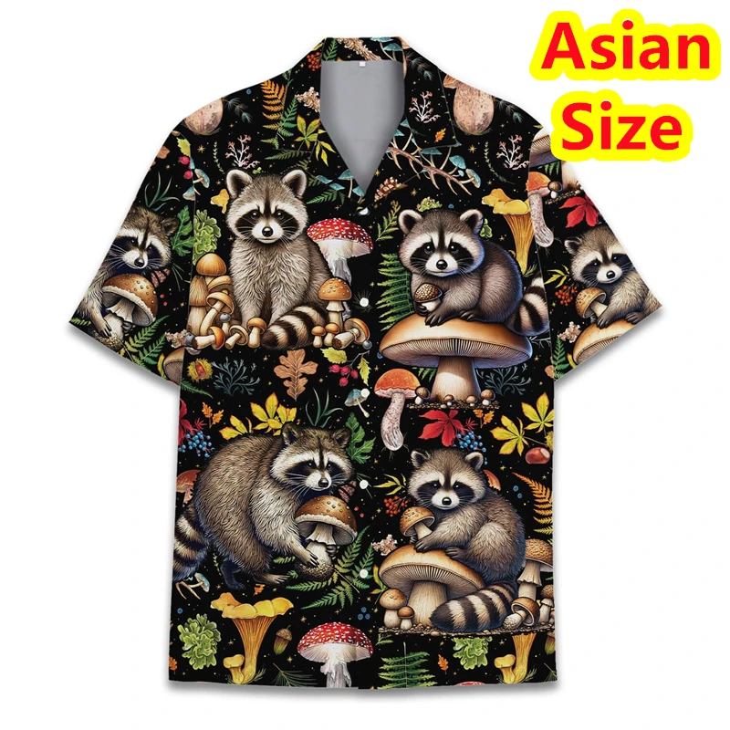 Funny Raccoon 3D Print Shirts For Men Hawaiian Casual Short Sleeve Lapel Blouse Women Summer Holiday Short Sleeved Y2k Tops Tees
Funny Raccoon 3D Print Shirts For Men Hawaiian Casual Short Sleeve Lapel Blouse Women Summer Holiday Short Sleeved Y2k Tops Tees