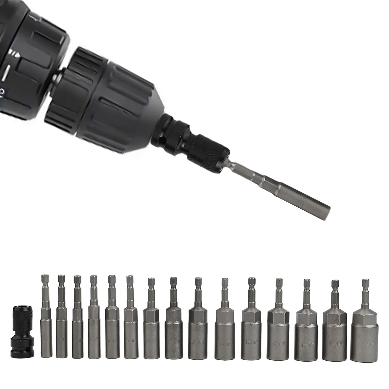 Efficient Tool Solution Compact Hex Socket Wrench Kit (Totaling of 15 Pcs) Designed For Use With Tools Sized Between (5 5 19 mm)
Efficient Tool Solution Compact Hex Socket Wrench Kit (Totaling of 15 Pcs) Designed For Use With Tools Sized Between (5 5 19 mm)