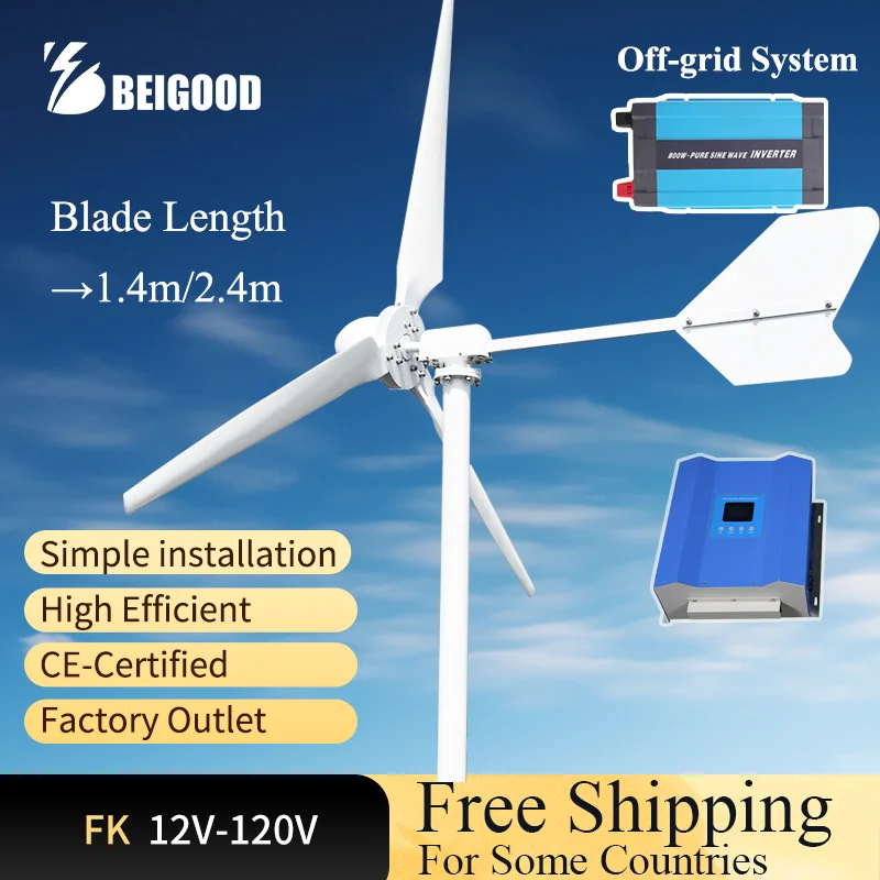 Fast Shipping 15KW 10KW 12KW Wind Turbine Windmill Wind Generator High Efficiency China Factory 96V 120V 220V With MPPT Hybrid
Fast Shipping 15KW 10KW 12KW Wind Turbine Windmill Wind Generator High Efficiency China Factory 96V 120V 220V With MPPT Hybrid