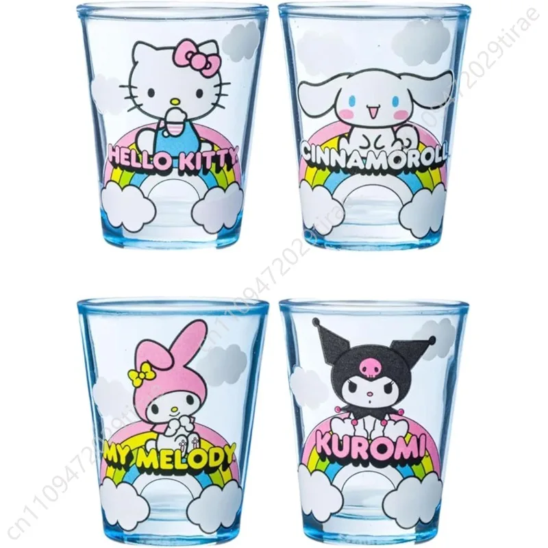 Silver Buffalo Sanrio Hello Kitty and Friends Featuring Cinnamoroll, My Melody, and Kuromi Rainbow Cloud 4 Pack Mini Glass Set,
Silver Buffalo Sanrio Hello Kitty and Friends Featuring Cinnamoroll, My Melody, and Kuromi Rainbow Cloud 4 Pack Mini Glass Set,