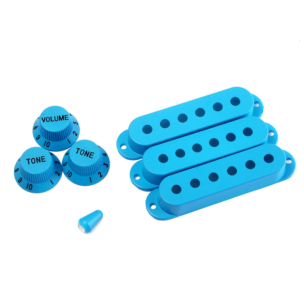 Pickup Covers 1 Volume 2 Tone Knobs 1 Switch Tip Electric Guitar Parts Accessories Replacement Plastic
Pickup Covers 1 Volume 2 Tone Knobs 1 Switch Tip Electric Guitar Parts Accessories Replacement Plastic
