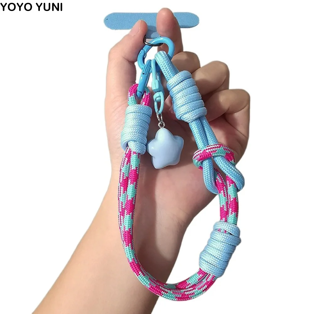 Star Keychain Woven Phone Strap Detachable Anti Lost Mobile Phone Lanyard Colorful Braid Mobile Phone Charm Phone Case Hanging
Star Keychain Woven Phone Strap Detachable Anti Lost Mobile Phone Lanyard Colorful Braid Mobile Phone Charm Phone Case Hanging