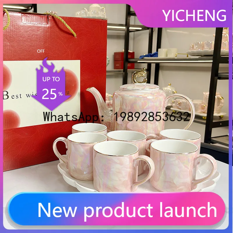 Hys ceramic tea set - perfect for home, living room, housewarming, weddings, teapot and cups
Hys ceramic tea set - perfect for home, living room, housewarming, weddings, teapot and cups