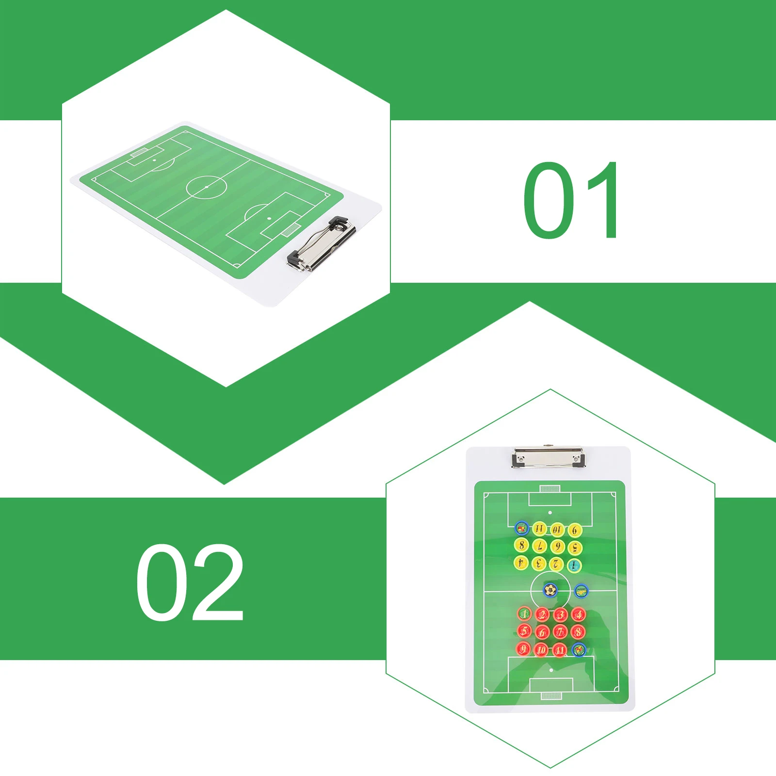 Football Board Equipment PVC Writing Board for Training Match Supplies Portable Display
Football Board Equipment PVC Writing Board for Training Match Supplies Portable Display