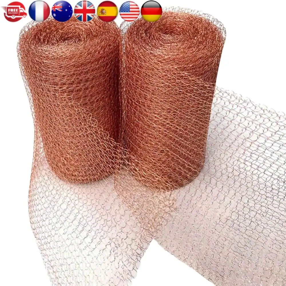 Copper Mesh Slug Repeller Long Lasting Slug Repellent Copper Net Snail Repel Tool for Mouse Rat Rodent Control
Copper Mesh Slug Repeller Long Lasting Slug Repellent Copper Net Snail Repel Tool for Mouse Rat Rodent Control