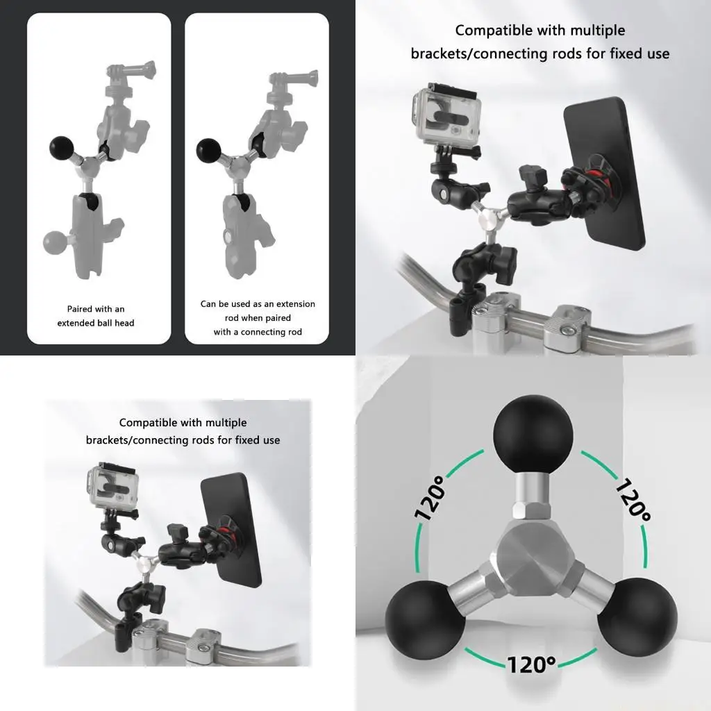Тройные шаровые адаптеры диаметром 25 мм. База расширения. Тройная шаровая головка. Монтажный кронштейн для руля.
Тройные шаровые адаптеры диаметром 25 мм. База расширения. Тройная шаровая головка. Монтажный кронштейн для руля.