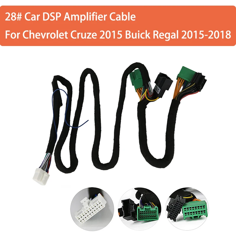 28# Car DSP Amplifier Cable For Chevrolet Cruze 2015 Buick Regal 2015 2016 2017 2018 ISO PLUG Special-Tail Line Socket
28# Car DSP Amplifier Cable For Chevrolet Cruze 2015 Buick Regal 2015 2016 2017 2018 ISO PLUG Special-Tail Line Socket