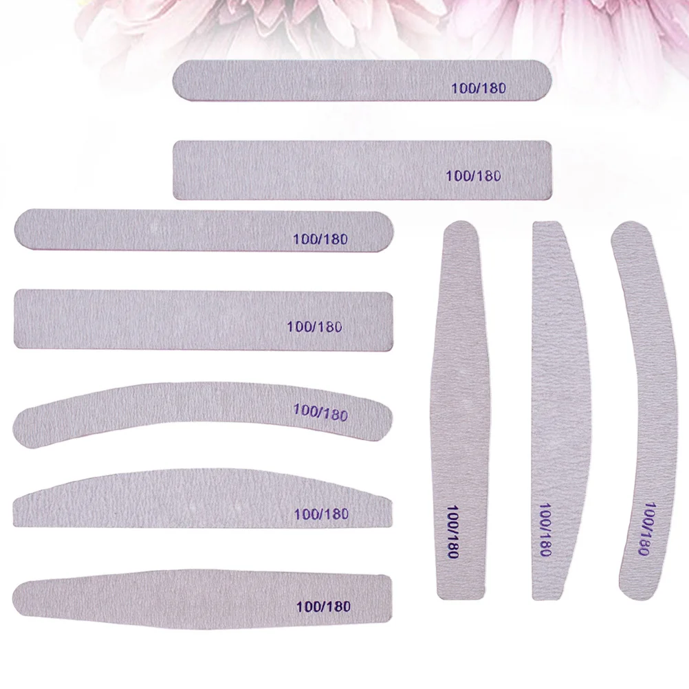10Pcs Nail Files Double-Sided Diamond Comb Half Moon Rectangular Round Buffer Manicure Sanding Polisher Nail Art Tool for Salon
10Pcs Nail Files Double-Sided Diamond Comb Half Moon Rectangular Round Buffer Manicure Sanding Polisher Nail Art Tool for Salon