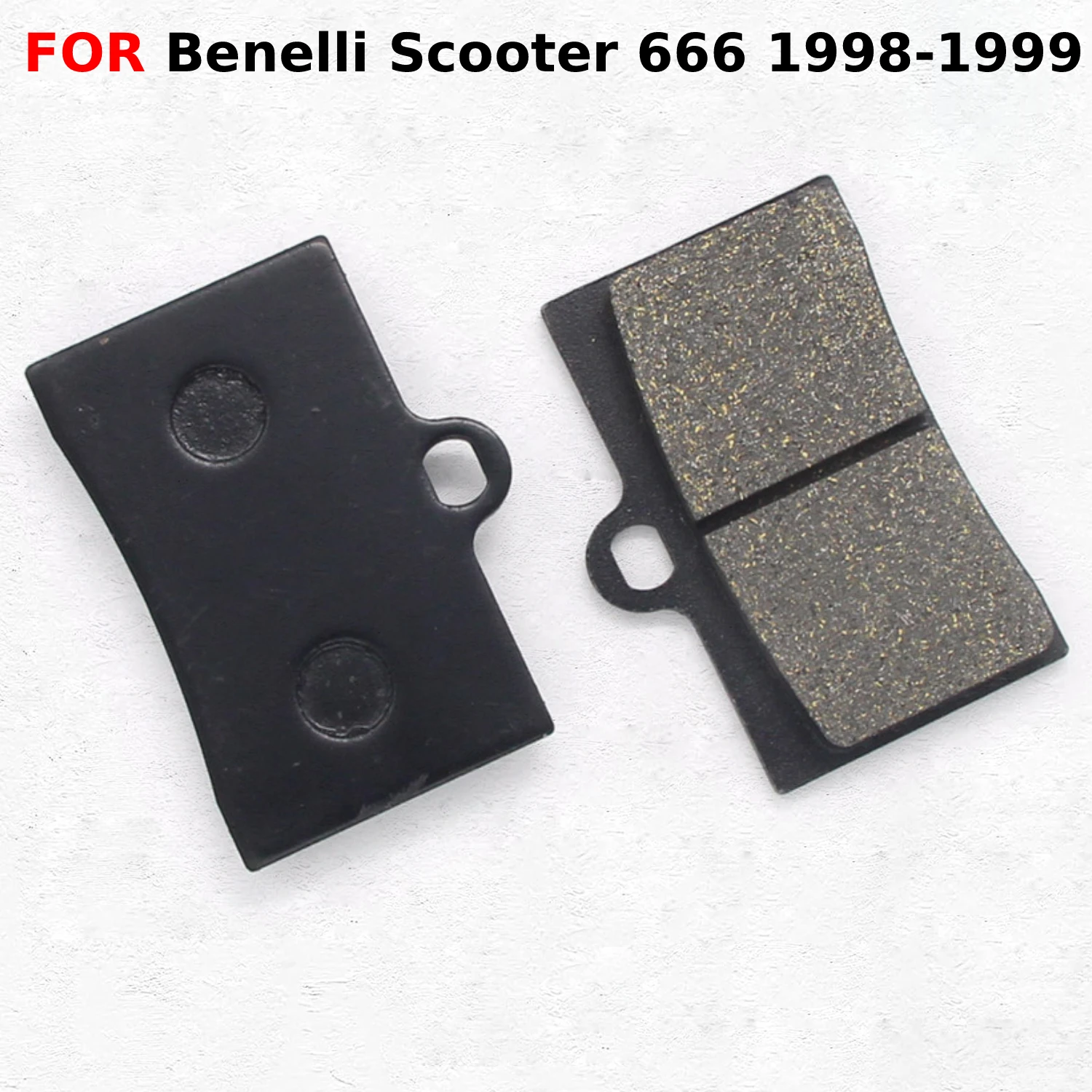 Fits for Benelli Scooter 666 1998-1999 Years Motorcycle Front Brake Pads Replace Parts Semi-metallic
Fits for Benelli Scooter 666 1998-1999 Years Motorcycle Front Brake Pads Replace Parts Semi-metallic