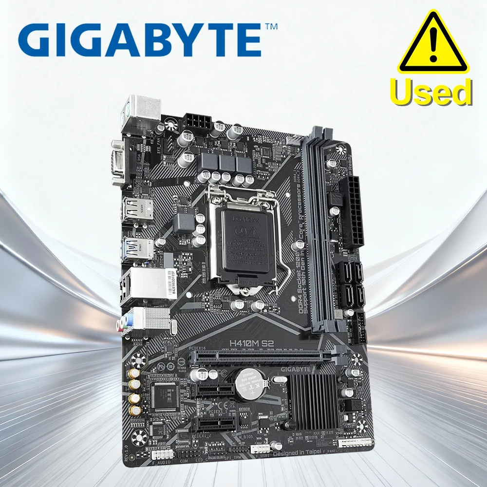 GIGABYTE H410M S2 Motherboard Intel H410 Socket 1200 DDR4 mATX VGA Core USB 3.2 Mainboard
GIGABYTE H410M S2 Motherboard Intel H410 Socket 1200 DDR4 mATX VGA Core USB 3.2 Mainboard