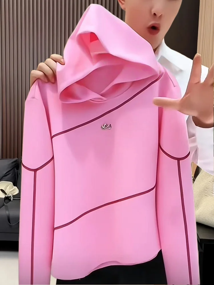 Ele Long Sve Hoodie Women's Slim Fit Contrast Color Line Design Spring Autumn Casual Comfortable Korean Sle Top
Ele Long Sve Hoodie Women's Slim Fit Contrast Color Line Design Spring Autumn Casual Comfortable Korean Sle Top