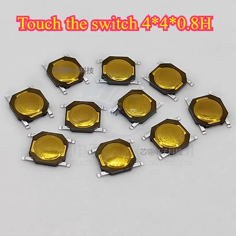 50/100pcs Tap switch 4*4*0.8 mm Tactile Push Button Tact 4 Pin Micro Switch SMD New Original
50/100pcs Tap switch 4*4*0.8 mm Tactile Push Button Tact 4 Pin Micro Switch SMD New Original