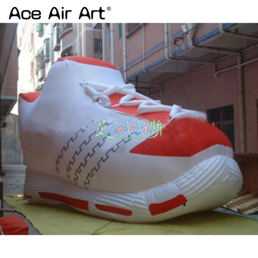 Customized Inflatable Sports Shoes Model With Fan For Trade Show/ Advertising/Decoration Made By Ace Air Art
Customized Inflatable Sports Shoes Model With Fan For Trade Show/ Advertising/Decoration Made By Ace Air Art
