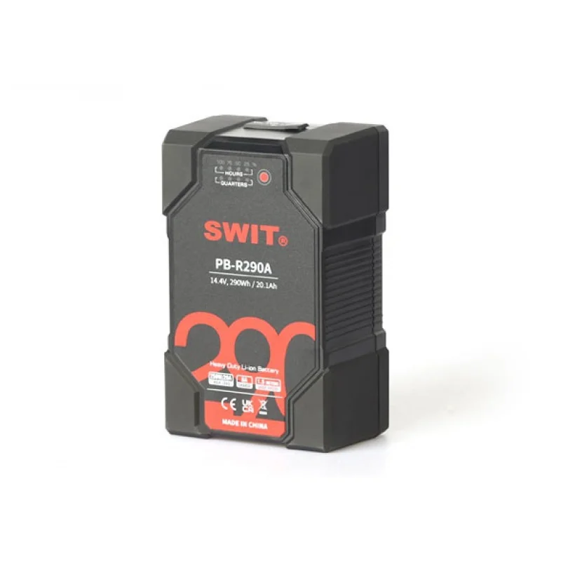 SWIT PB-R290A Сверхмощный аккумулятор с золотым креплением, 290 Втч, прочный, устойчивый к откидению 1,5 м, емкость 14,4 В, 290 Втч, 250 Вт, 20 А, постоянный высокий Lo
SWIT PB-R290A Сверхмощный аккумулятор с золотым креплением, 290 Втч, прочный, устойчивый к откидению 1,5 м, емкость 14,4 В, 290 Втч, 250 Вт, 20 А, постоянный высокий Lo