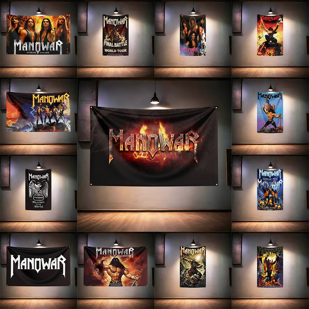 Rock Music Flag 3x5ft for Manowar Fans Banner HD Print Brass Grommet Garage Bedroom Living Room Dorm Wall Decor Tapestry
Rock Music Flag 3x5ft for Manowar Fans Banner HD Print Brass Grommet Garage Bedroom Living Room Dorm Wall Decor Tapestry