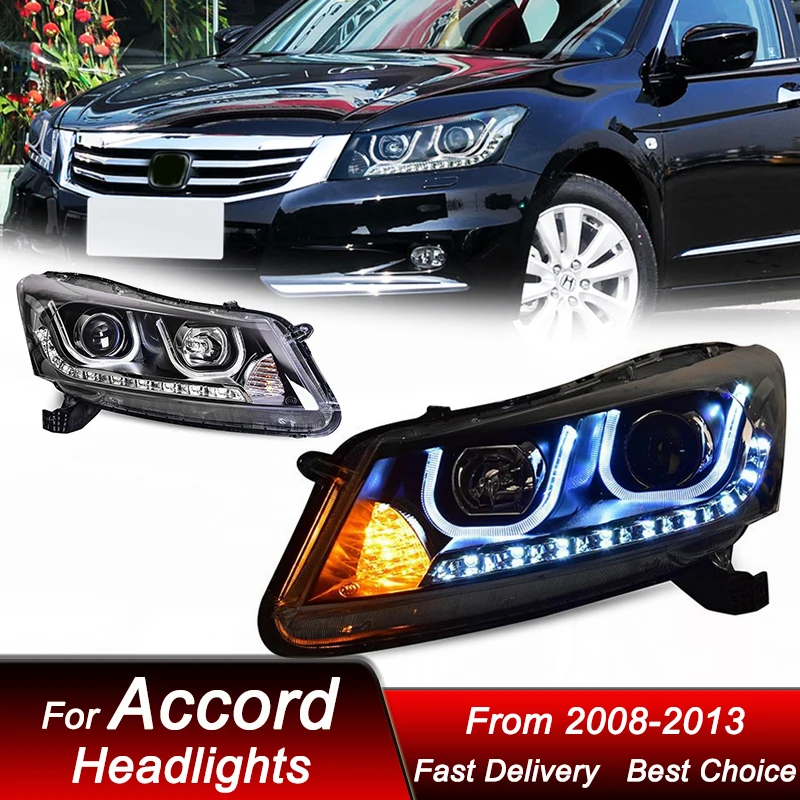 Pop Car Headlights For Honda Accord G8 08-13 To New U Style Full LED Assembly Upgrade High Configure Projector Lens Accessories
Pop Car Headlights For Honda Accord G8 08-13 To New U Style Full LED Assembly Upgrade High Configure Projector Lens Accessories