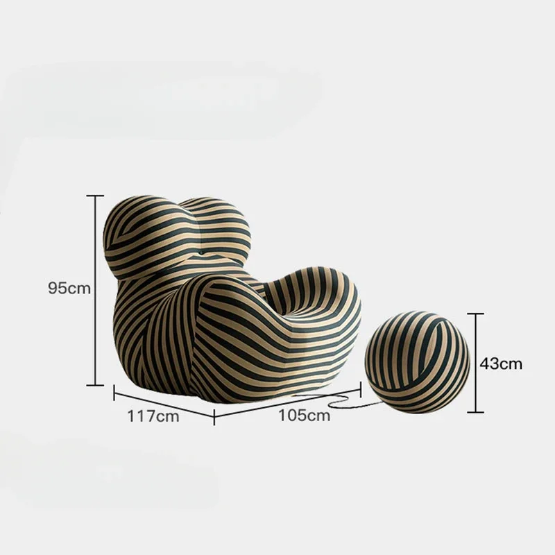Designer Leisure Chair Living Room Bedroom Balcony Study Light Luxury Bedroom Lazy Sofa Chair
Designer Leisure Chair Living Room Bedroom Balcony Study Light Luxury Bedroom Lazy Sofa Chair