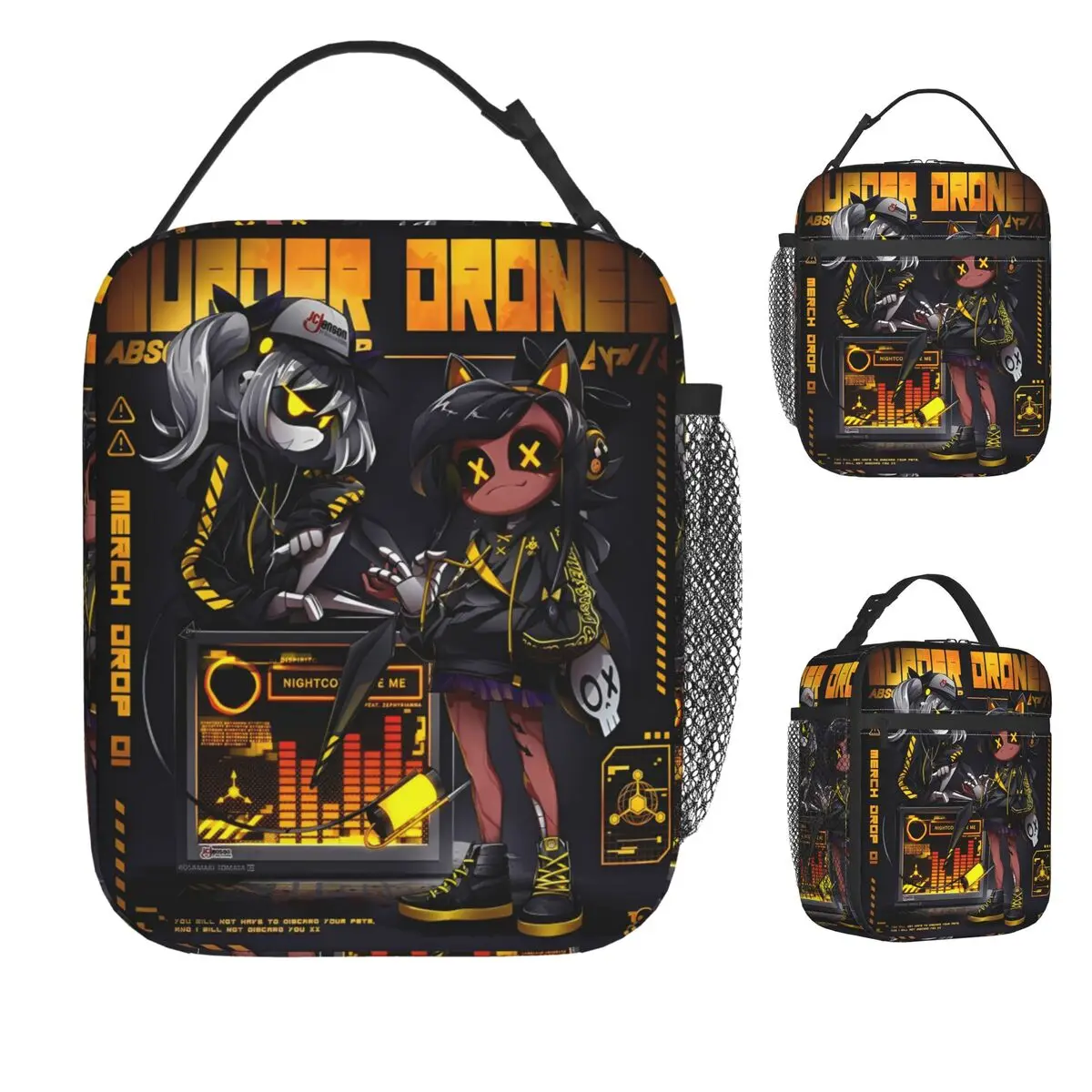 Аниме Murder Drones, популярная сумка для обеда, дорожная коробка для завтрака для женщин, милые термосумки для обеда на заказ, Оксфордская сумка-холодильник
Аниме Murder Drones, популярная сумка для обеда, дорожная коробка для завтрака для женщин, милые термосумки для обеда на заказ, Оксфордская сумка-холодильник