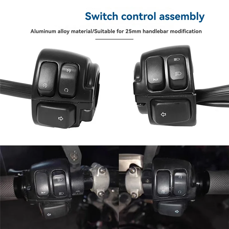 Handlebar Switch Handlebar Control Switch 25MM Handlebar Switch Electroplating Color
Handlebar Switch Handlebar Control Switch 25MM Handlebar Switch Electroplating Color
