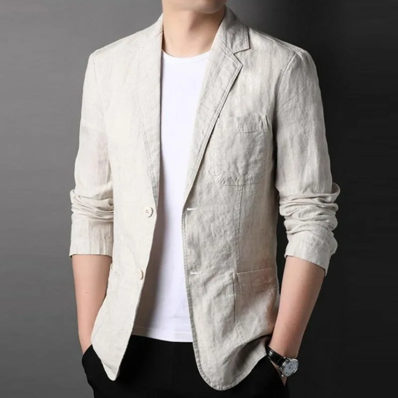 KIDWHXR Spring Summer Man Blazer Thin Single-breasted Business Casual Men Outerwear Long Sleeve Versatile Male Suit Coat
KIDWHXR Spring Summer Man Blazer Thin Single-breasted Business Casual Men Outerwear Long Sleeve Versatile Male Suit Coat