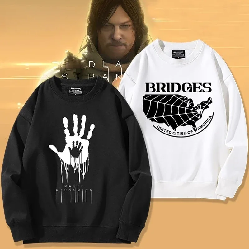 Горячая игра Death Stranding, толстовка большого размера для женщин и мужчин, толстовка с круглым вырезом и длинными рукавами, повседневный спортивный костюм, одежда Y2K
Горячая игра Death Stranding, толстовка большого размера для женщин и мужчин, толстовка с круглым вырезом и длинными рукавами, повседневный спортивный костюм, одежда Y2K