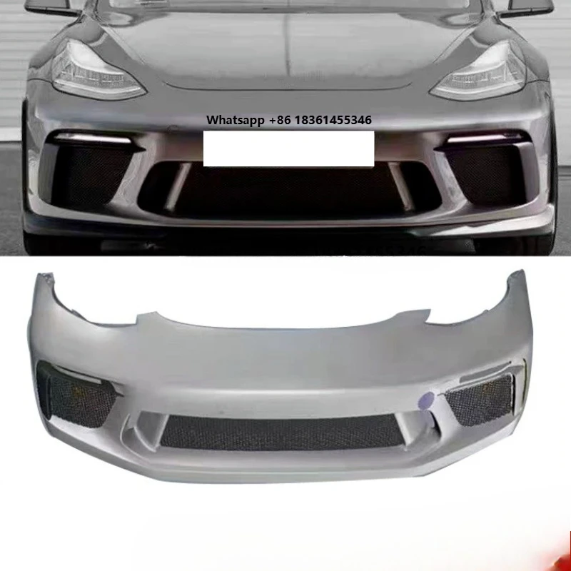 For Model 3 modified new style front bumper Body kit Daytime running light grill Car Front Bumper surround
For Model 3 modified new style front bumper Body kit Daytime running light grill Car Front Bumper surround