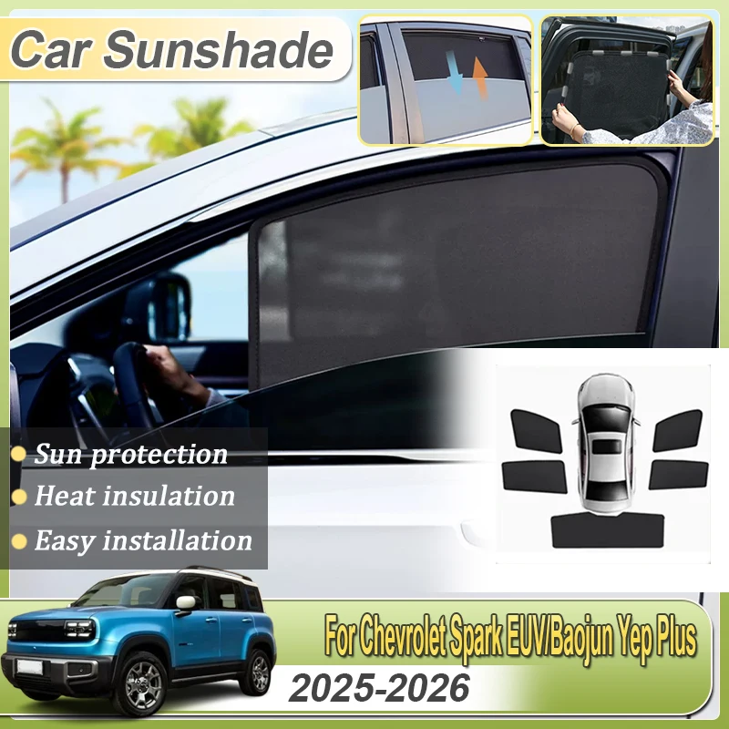 Sunshade Mesh For Chevrolet Spark EUV Accessories Baojun Yep Plus 2025 2026 Magnetic Auto Window Frame Curtain Net Anti-Mosquito
Sunshade Mesh For Chevrolet Spark EUV Accessories Baojun Yep Plus 2025 2026 Magnetic Auto Window Frame Curtain Net Anti-Mosquito