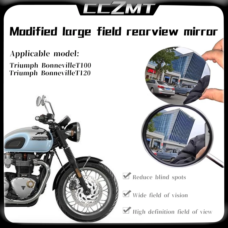 For Triumph BonnevilleT100 BonnevilleT120 Accessories Convex Mirror Increase Rearview Mirrors Side Mirror View Vision Lens
For Triumph BonnevilleT100 BonnevilleT120 Accessories Convex Mirror Increase Rearview Mirrors Side Mirror View Vision Lens