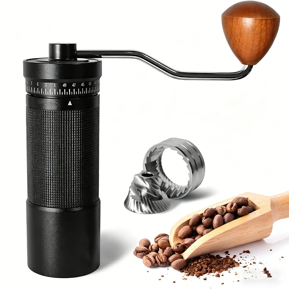 Manual Coffee Grinder Digital External Adjustable Settings Hand Grinder Stainless Steel Conical Burr for Travel Camping Office
Manual Coffee Grinder Digital External Adjustable Settings Hand Grinder Stainless Steel Conical Burr for Travel Camping Office