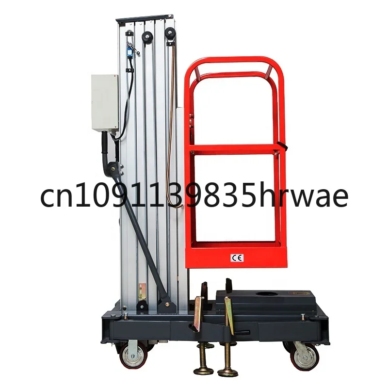 6m 8m 9m 10m 12m Aerial Platform Hydraulic Elevator Single Man Lifting Vertical Mast Aluminum Lift for Individual Using Cleaning
6m 8m 9m 10m 12m Aerial Platform Hydraulic Elevator Single Man Lifting Vertical Mast Aluminum Lift for Individual Using Cleaning
