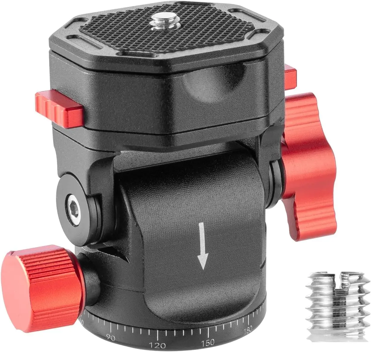 FOMITO Quick Release 360° Panoramic Head for Led Light Monitor Phone Bracket etc
FOMITO Quick Release 360° Panoramic Head for Led Light Monitor Phone Bracket etc