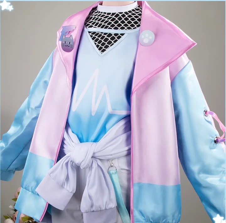COSMART VTuber kanae Pokecolo Twin Cosplay Costume Cos Game Anime Party Uniform Hallowen Play Role Clothes Clothing
COSMART VTuber kanae Pokecolo Twin Cosplay Costume Cos Game Anime Party Uniform Hallowen Play Role Clothes Clothing