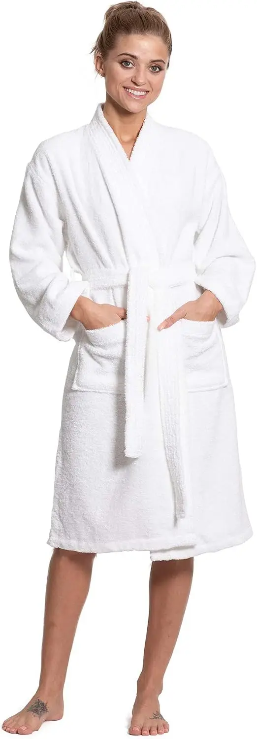 Turkuoise Soft & Absorbent Towel Robe, 100% Cotton Turkish Terry Cloth Kimono Bathrobes for Women
Turkuoise Soft & Absorbent Towel Robe, 100% Cotton Turkish Terry Cloth Kimono Bathrobes for Women
