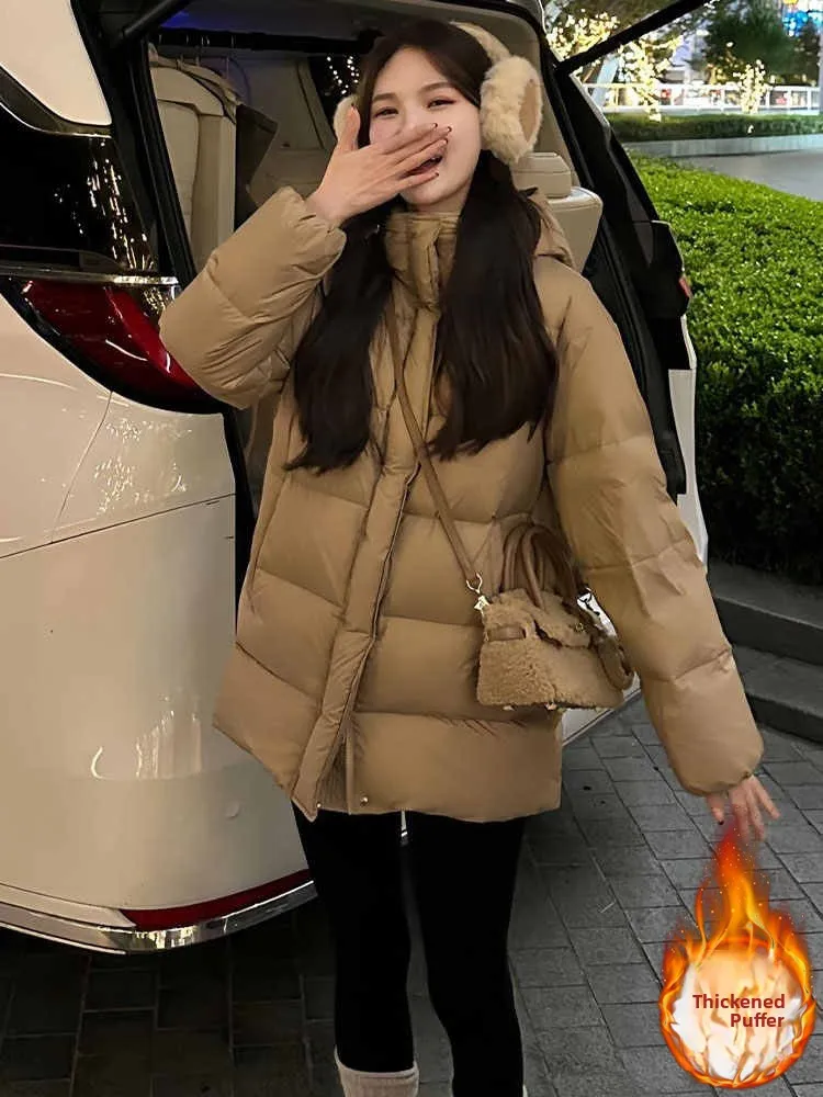 Korean Style Thickened Winter Jacket Women's Puffer Cotton Coat Bread Style Windproof Casual Long Sleeve Zipper Closure
Korean Style Thickened Winter Jacket Women's Puffer Cotton Coat Bread Style Windproof Casual Long Sleeve Zipper Closure