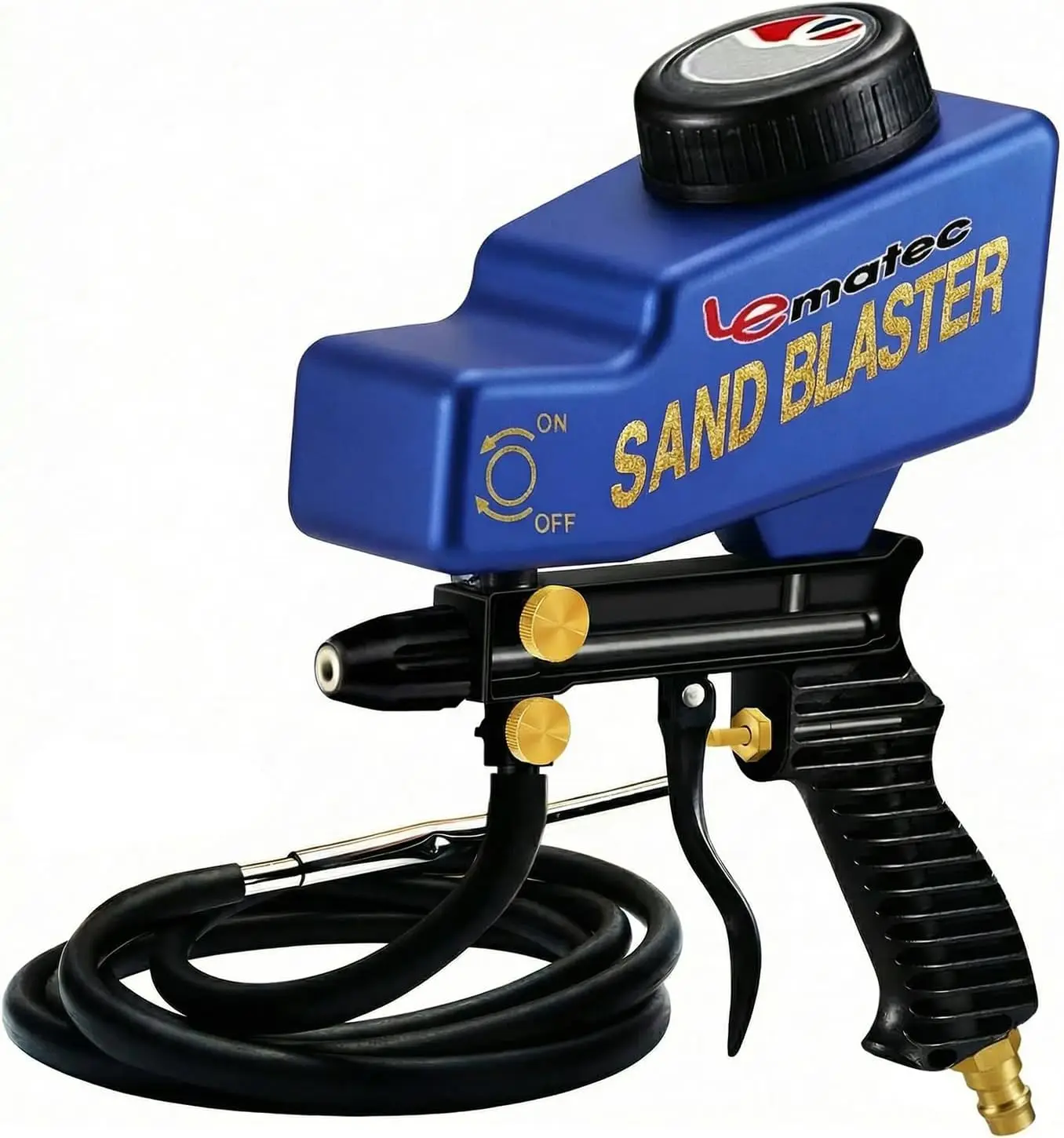 Sand Blaster Gun Kit for Air Compressor Rust Removal, Portable Gravity & Siphon Feed, 4 Ceramic Nozzles, Glass Etching & Pool Tile Cleaning
Sand Blaster Gun Kit for Air Compressor Rust Removal, Portable Gravity & Siphon Feed, 4 Ceramic Nozzles, Glass Etching & Pool Tile Cleaning